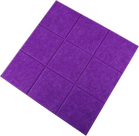 Amazon Co Jp Winomo 掲示板背景フェルトコルクボード正方形メモボード装飾写真ボードピンボードためホームオフィス教室紫 ホーム キッチン