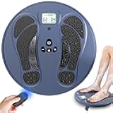Rechargeable Foot Massager for Neuropathy, TENS & EMS Circulation Stimulator with Remote Control, 50 Intensities – Foot Leg Massager for Circulation and Pain Relief