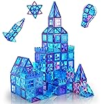 AFUNX Magnetic Tiles, 116PCS Magnet Building Blocks, 3D Diamond Magnetic Blocks, Construction Stem Toys for Kids, Educational Toys for Boys Girls Ages 3 4 5 6 7 8 (116 PCS)