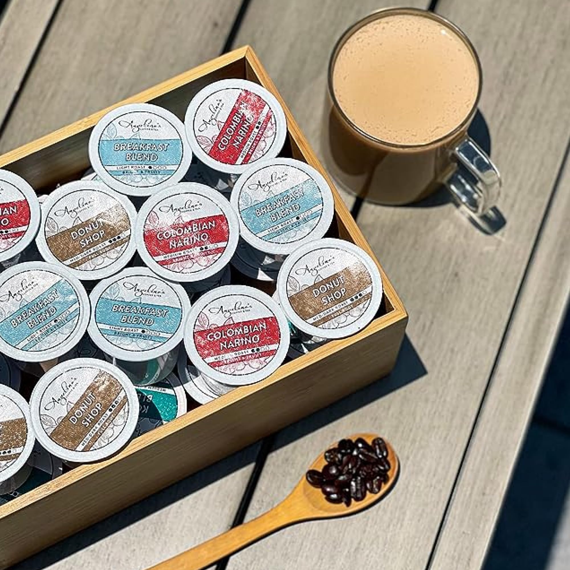 Angelino's Coffee, 96 unidades, compatible con cafeteras Keurig 2.0 K-Cup (variedad de tostado medio, 96 unidades)