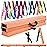 MARFULA 6 FT / 8 FT / 9 FT Folding Gymnastics Beam Foam Balance Floor Beam - Extra Firm - Suede Cover - Anti Slip Bottom with Carry Bag for Kids/Adults Home Use