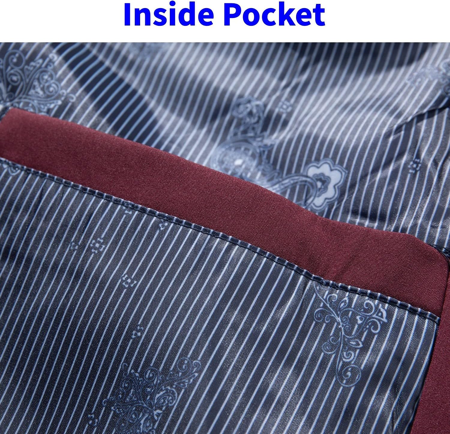 TLZC Men's Lightweight Bomber Jacket Windbreaker Slim Fit Active Coat Outerwear - Image 5