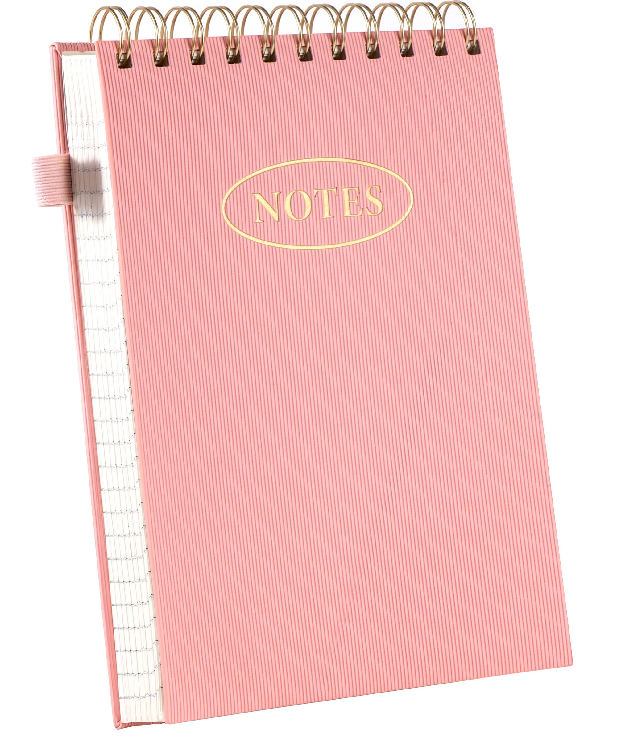 Yoment Top Spiral Notebook 240 Pages Leather Steno Pads 6x9 Top Bound Spiral Notepad 100 GSM College Ruled Notebook Left Handed Notebooks for Work