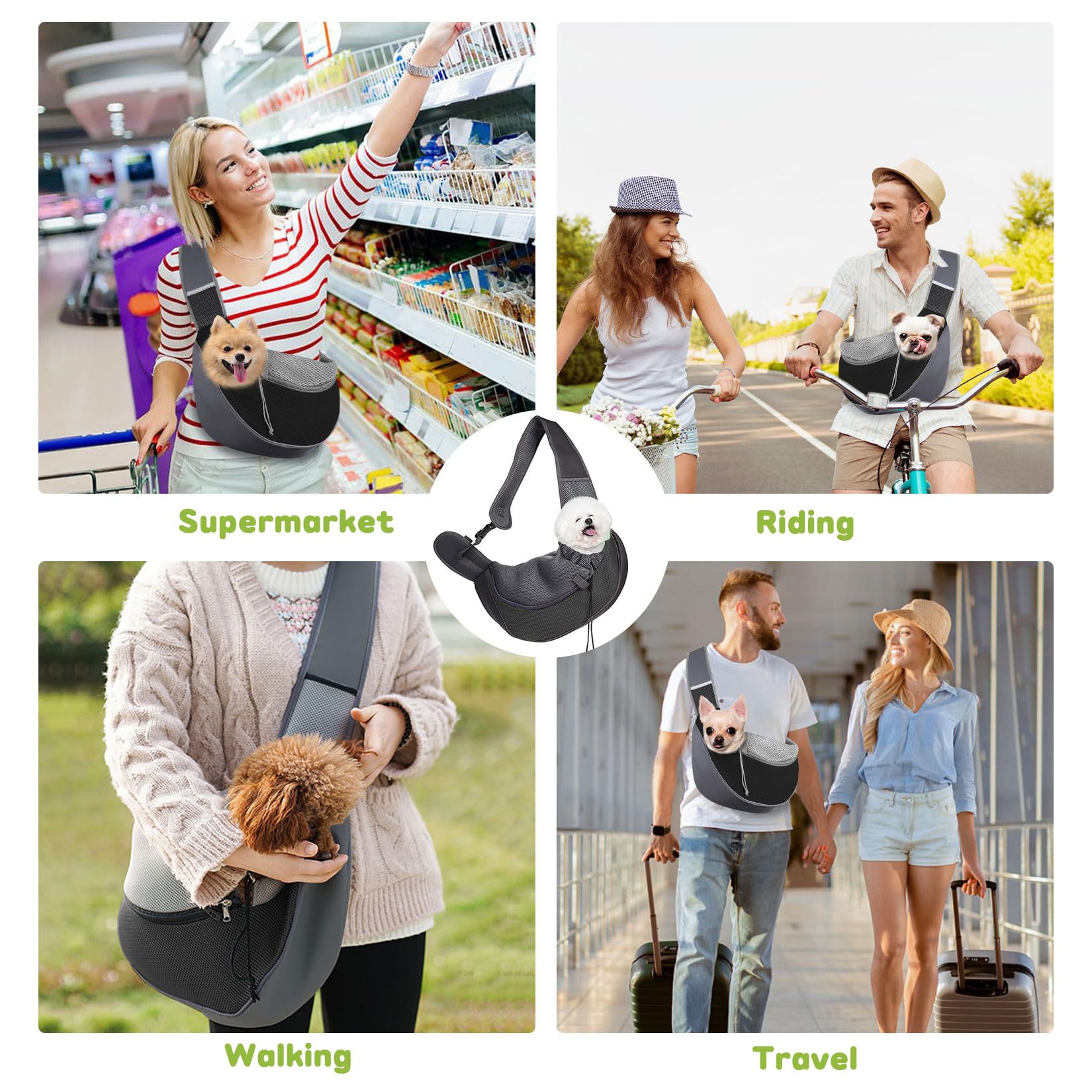 Herbst Hundetragen Accessoires, Sac Staile et Sac à Dos pour Chien Composition Voyage et Extérieur