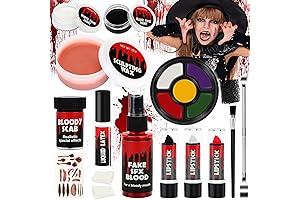 Halloween Makeup Faux Skin Realistic Blood Kit