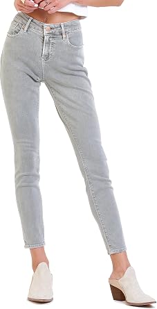 DEAR JOHN Gisele Skinny Jeans for Women Mid Rise Ankle Length Clean Hem - Desert Sage - 27