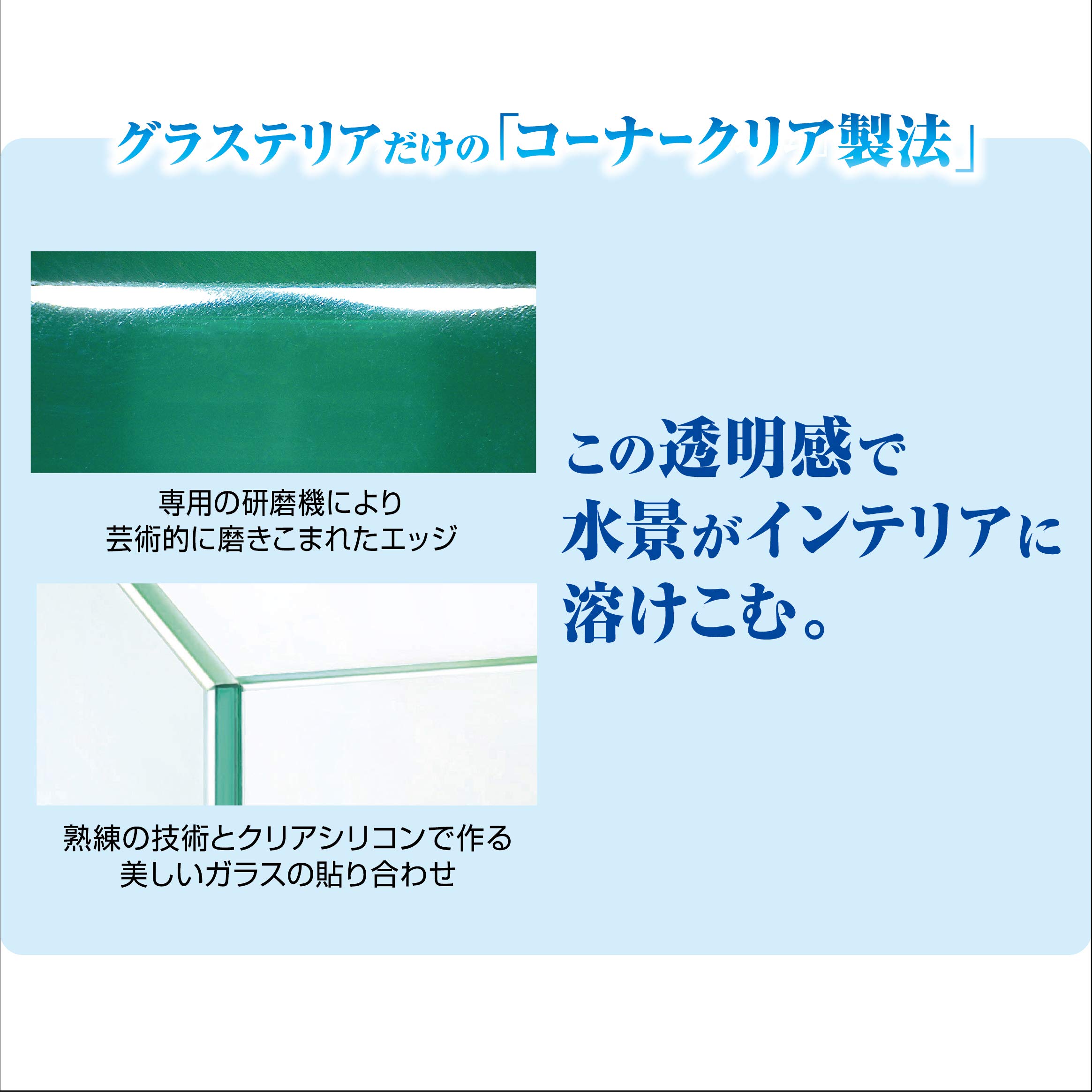 Amazon | ジェックス GEX AQUARIUM グラステリア900 6点セット 