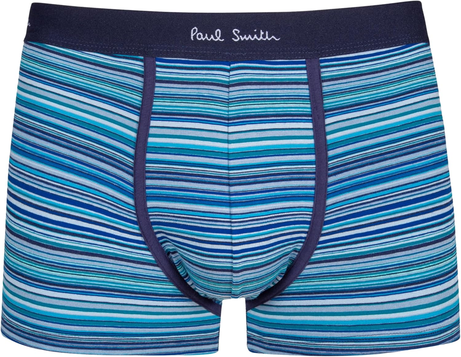 Paul Smith Ps Men's Organic-Cotton Blue 'Signature Stripe' Mix Boxer Briefs Three Pack - Image 3