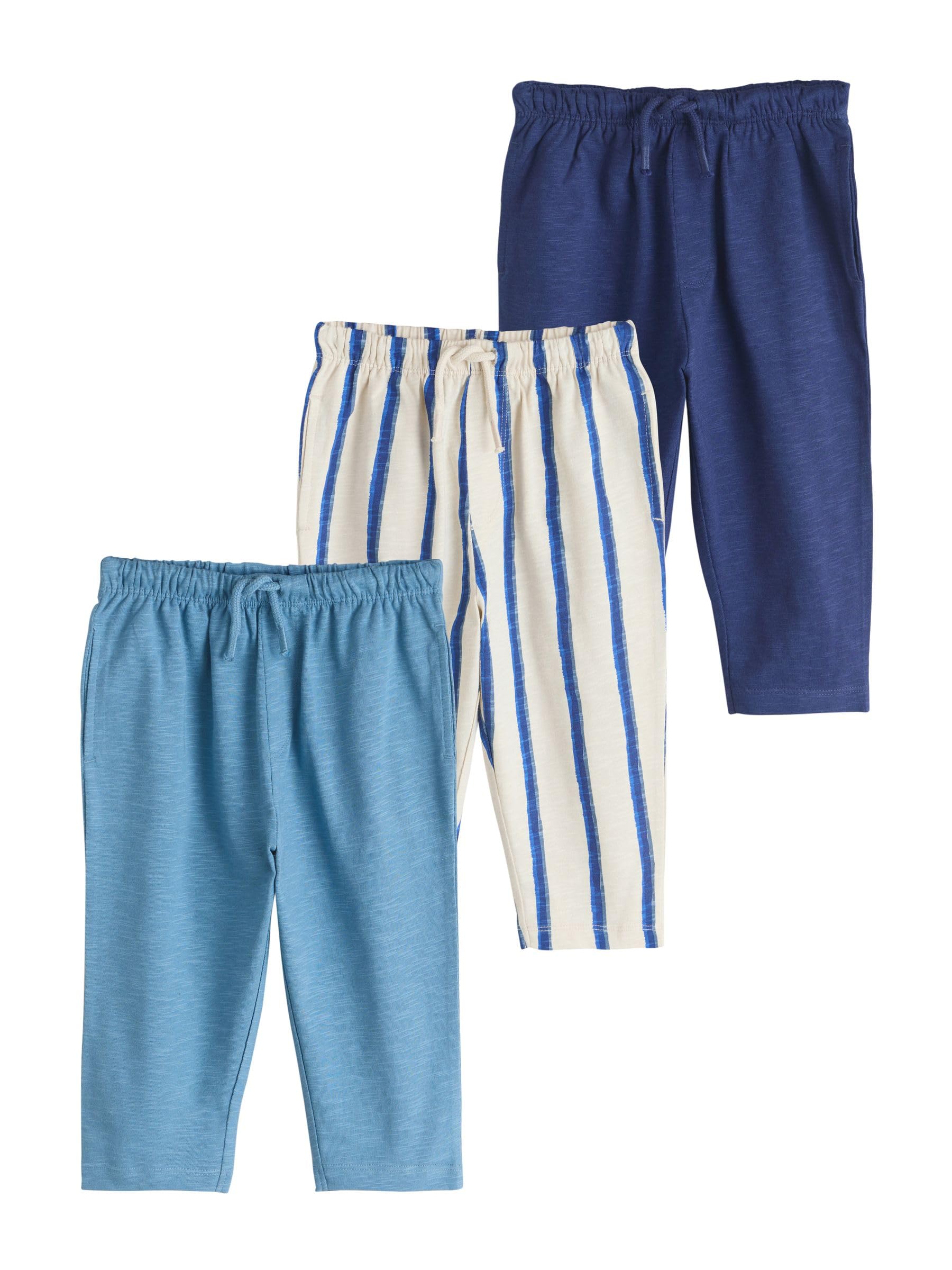 NEXT Ragazzo Confezione da 3 Pantaloni da Jogging a Righe