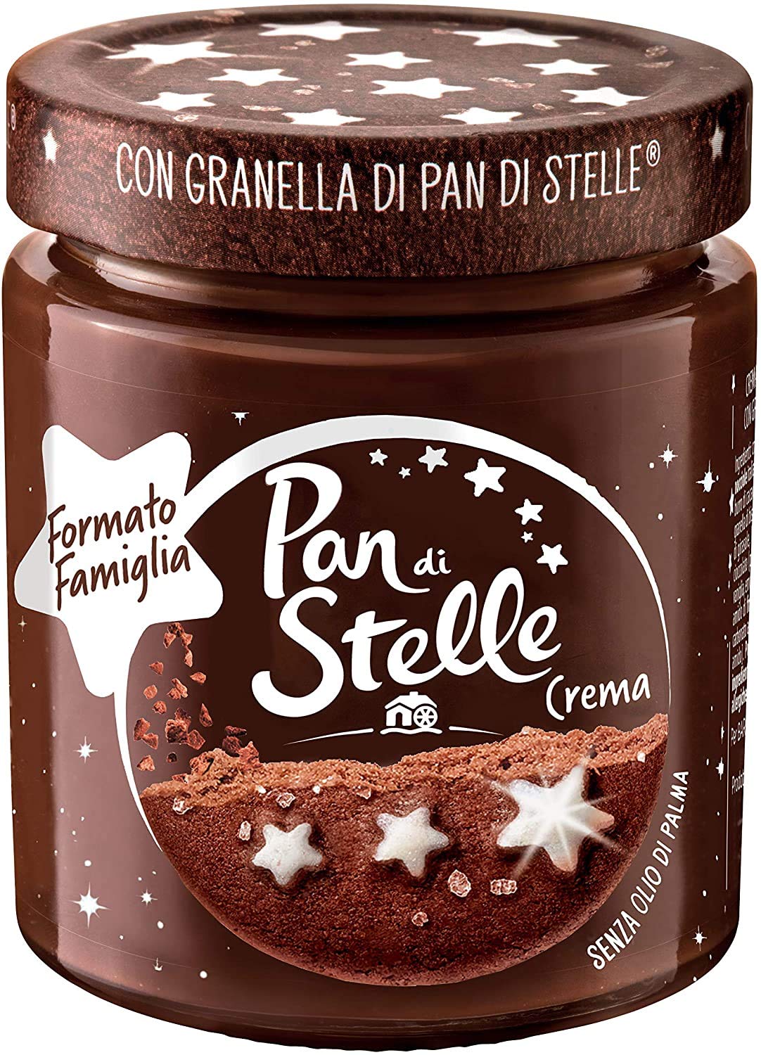 Pan di Stelle Crema Spalmabile alla Nocciola, 6 Pezzi, 480 g