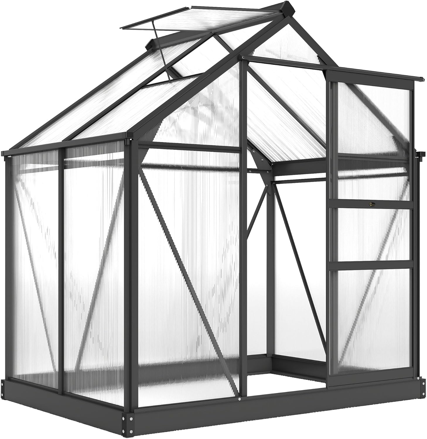 Outsunny 6x4 Polycarbonate Greenhouse