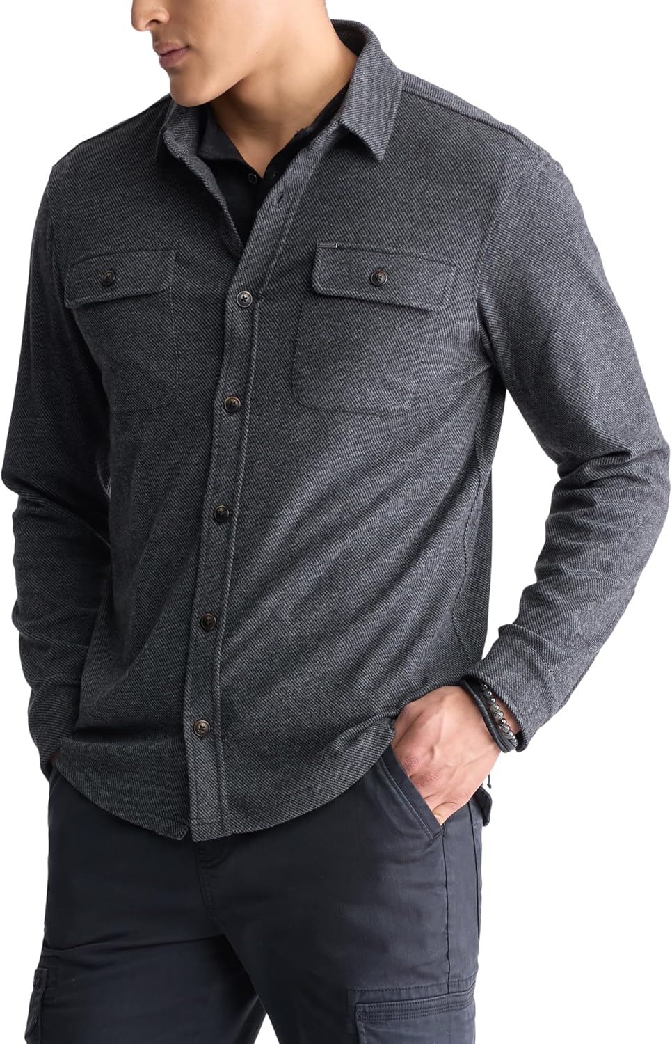 Buffalo David Bitton Mens Long Sleeve Button Down Blanket Shirt - Image 2