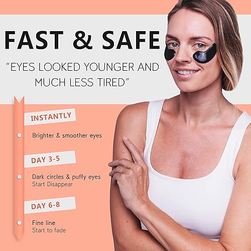 Miniatura 8 de pureSOL PURE SOL. Mascarilla de hidrogel de colágeno con ácido hialurónico, extracto de semilla de uva, hidrata, tonifica y despierta (12 pares)