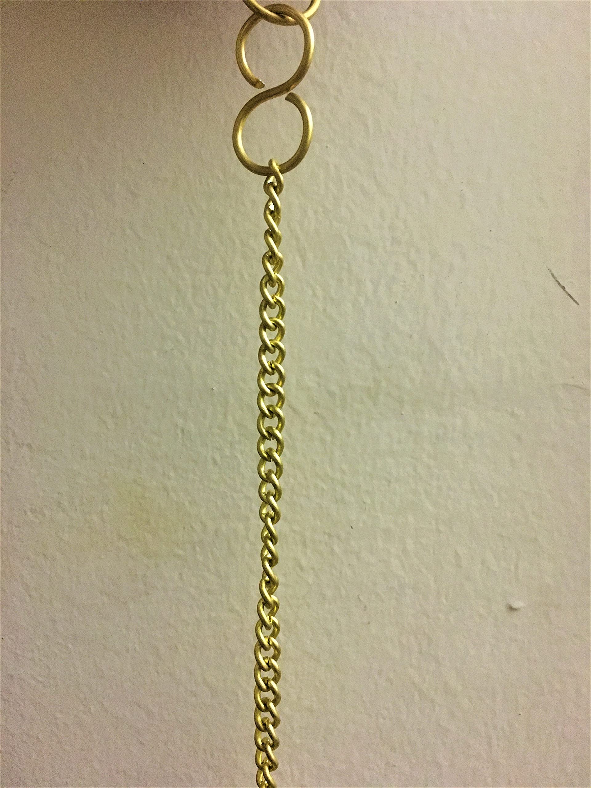 UAPAN Brass Chain for Hanging with S hook (Length of 2 Meter, Gold) (B08XN9YN3Z) Amazon Price History, Amazon Price Tracker