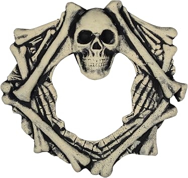 Northlight Skull Head and Bones Wreath - Thumbnail 5