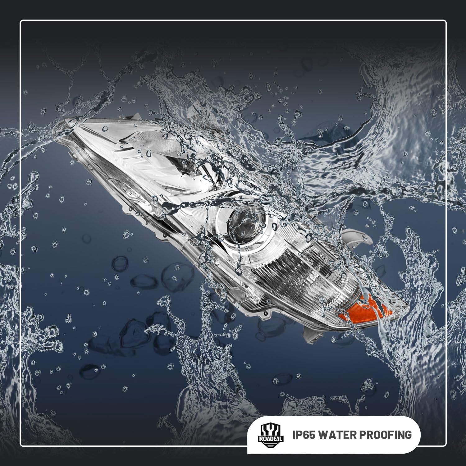 Headlights W/Bulbs for 2010 2011 Toyota Camry 4-Door Sedan Halogen Driver & Passenger Side (Only fits US Version, NOT fit hybrid models)