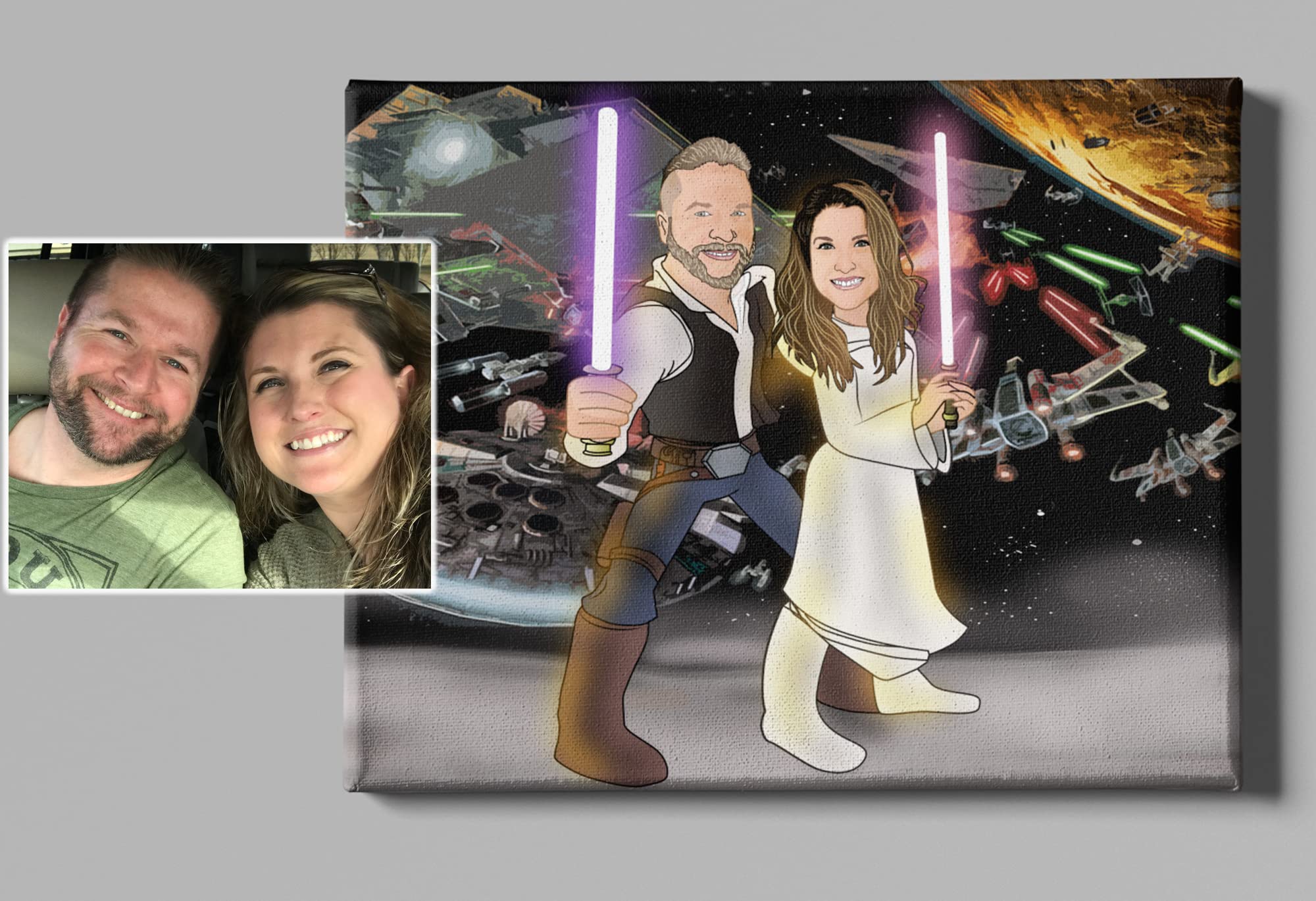 iToonifyTransform Your Photo into a Custom Cartoon Portrait - Hand-Drawn Artists with a Range of Customization and Printing Choices Available. Star Cartoon Family Portrait and Wars Cartoon Style.