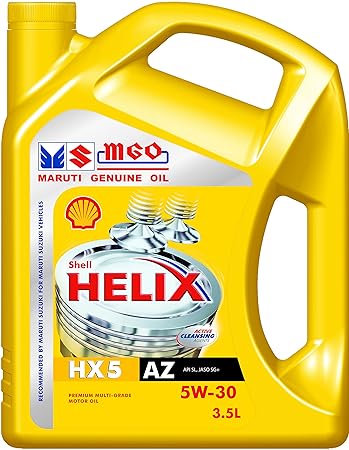 Shell Helix HX5 550039350 MGO 5W-30 API SL Premium Mineral Engine Oil for Truck (3.5 L)