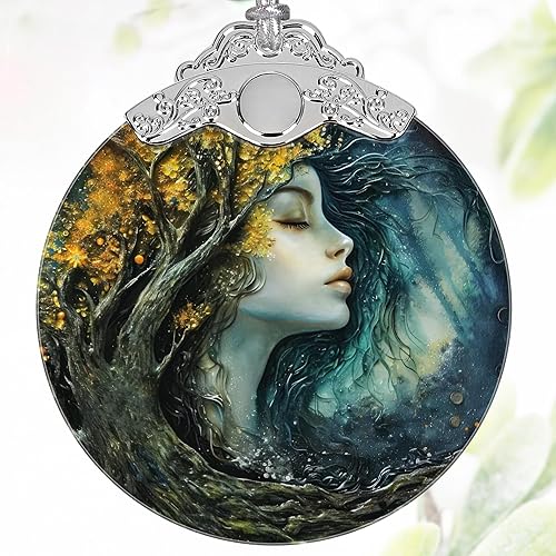 Miniatura 14 de Decoración navideña de vitrales de 3 pulgadas, adornos de Navidad, recuerdo de reliquia, intercambio de regalos, idea de regalo, regalo de bola, mal