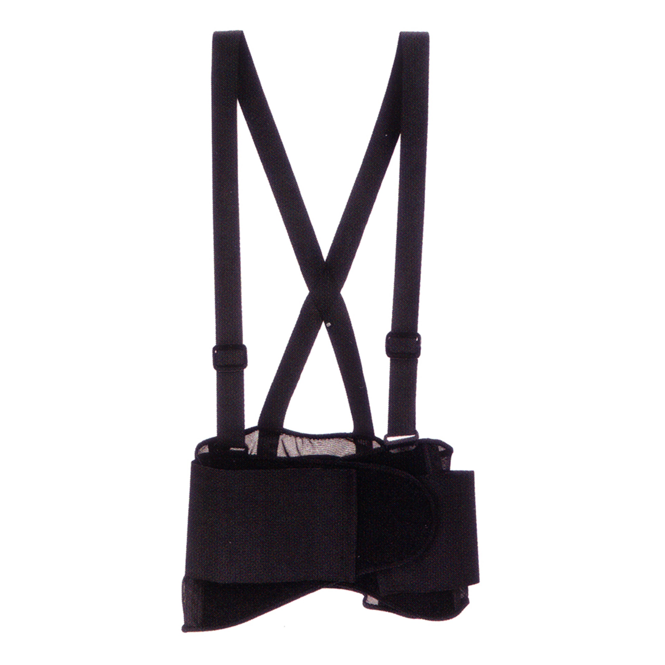 Back Support, L, Black, Mesh