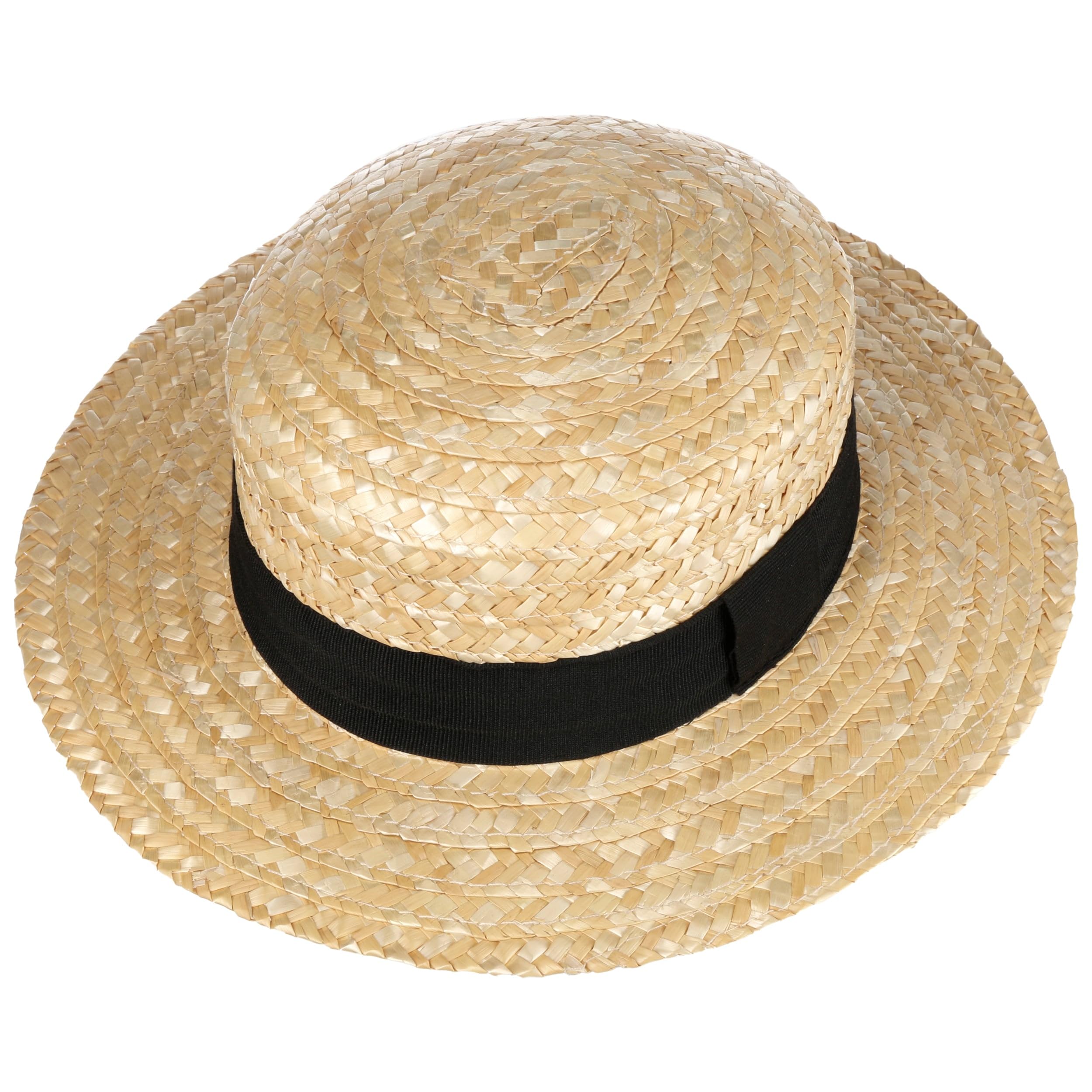Lipodo Boater Kreissäge Strohhut Klassik Made in Italy Unisex Printemps Ete