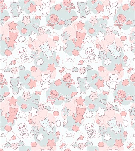 Miniatura 2 de Juegos de funda de edredón Ambesonne, disponibles en varios colores y tamaños, Tela, Rosado claro, King