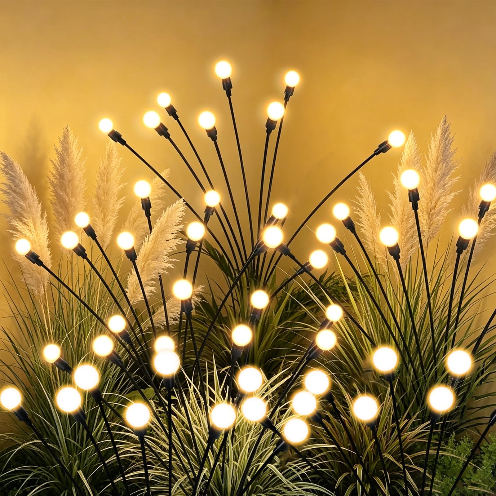 Lampe solaire à lucioles pour allée Éclairez votre chemin sans fil et avec style