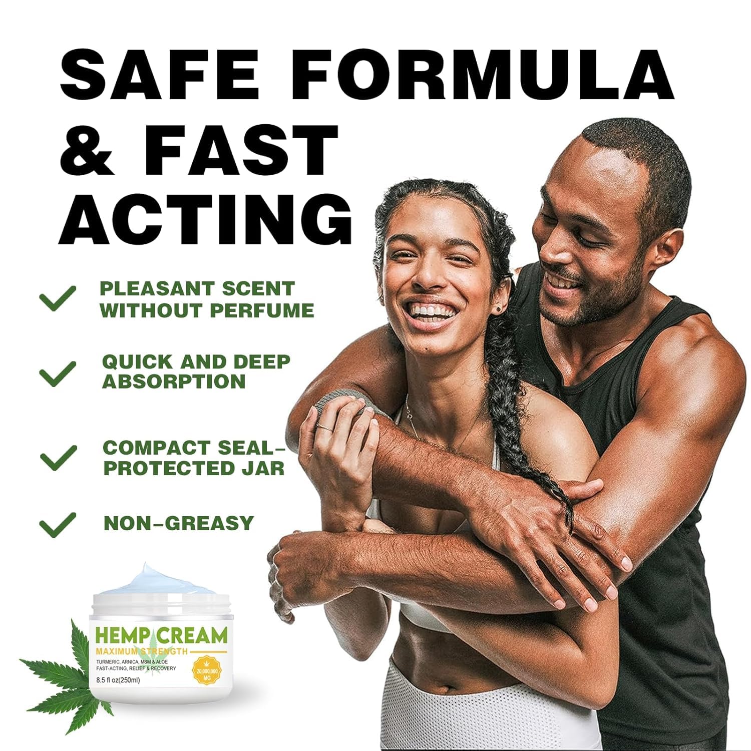 Amazon.com : Derggzey Natural Hemp Cream 8.5 fl oz - with Arnica