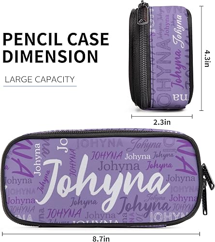 Miniatura 10 de Gaxuciat Estuche para lápices personalizado con nombre, estuche para lápices con nombre personalizado, caja de bolígrafos personalizada para niñas,