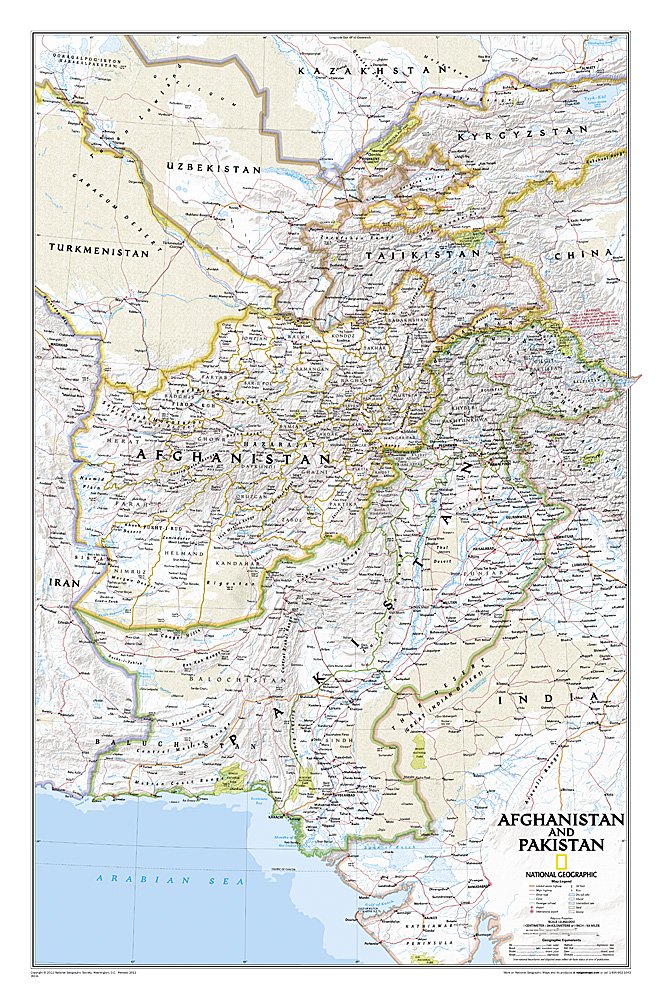 Buy Afghanistan/pakistan, Tubed Wall s Countries & Regions (National
