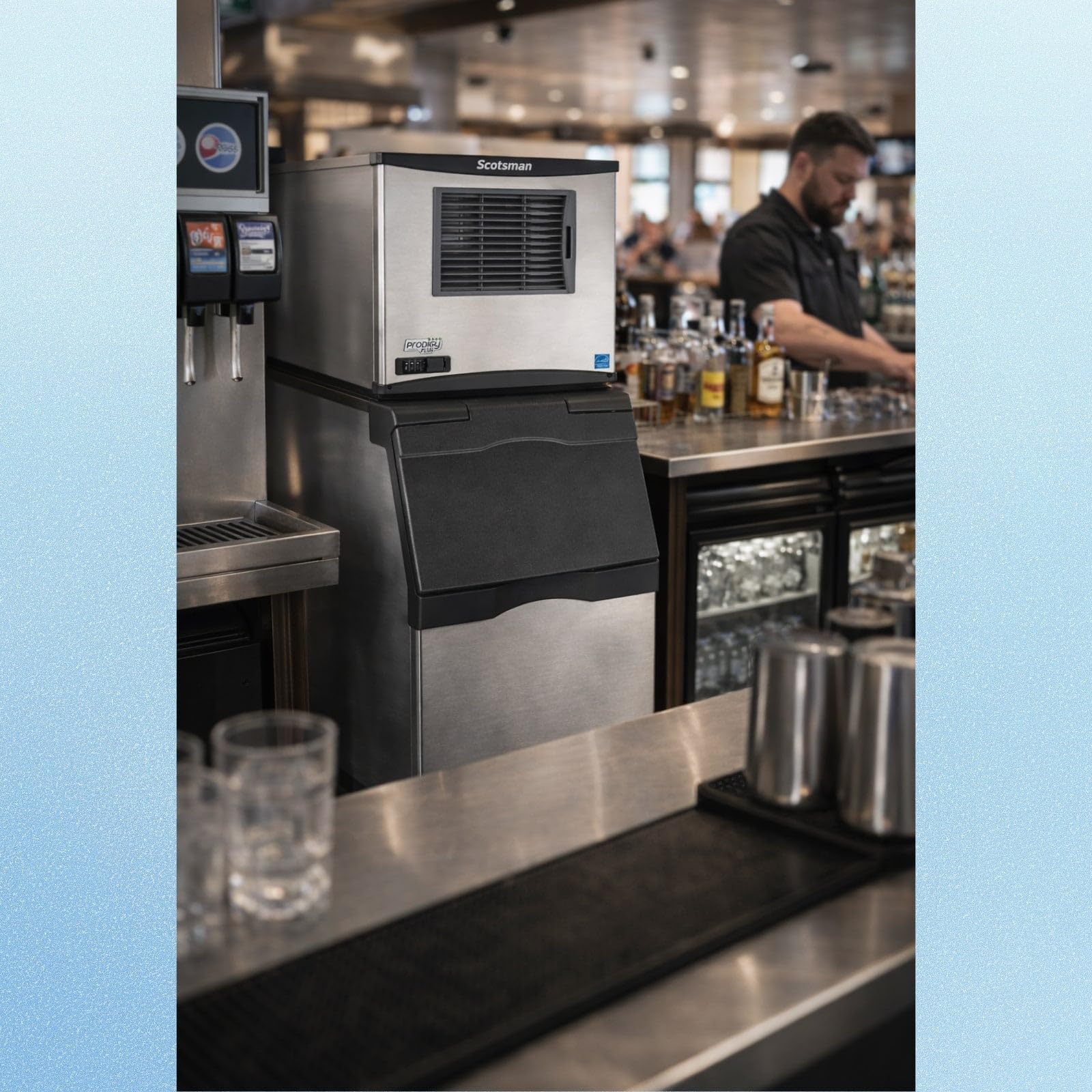 Scotsman Prodigy Plus Nugget 22" Ice Maker - 664 Lb/Day, 370 Lb Storage Bin on Fridge.com - View 4