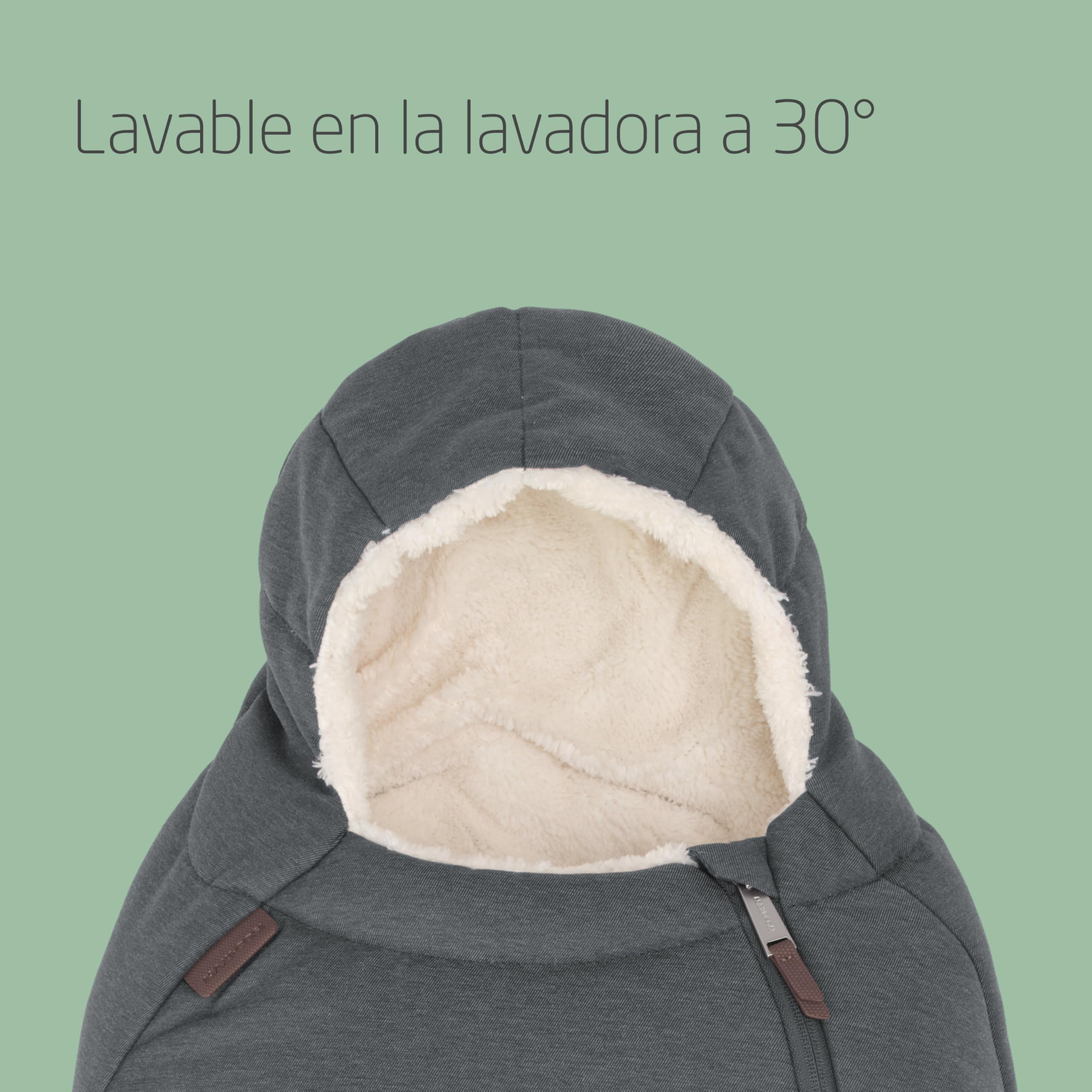 Maxi-Cosi Saco Silla Coche, Saco Cubrepiés Bebé, Comodidad, Fácil y Seguro, Tejidos Suaves y Resistentes, Lavable en Lavadora, Compatible con Sillas Coche Bebé Maxi-Cosi, Twillic Graphite