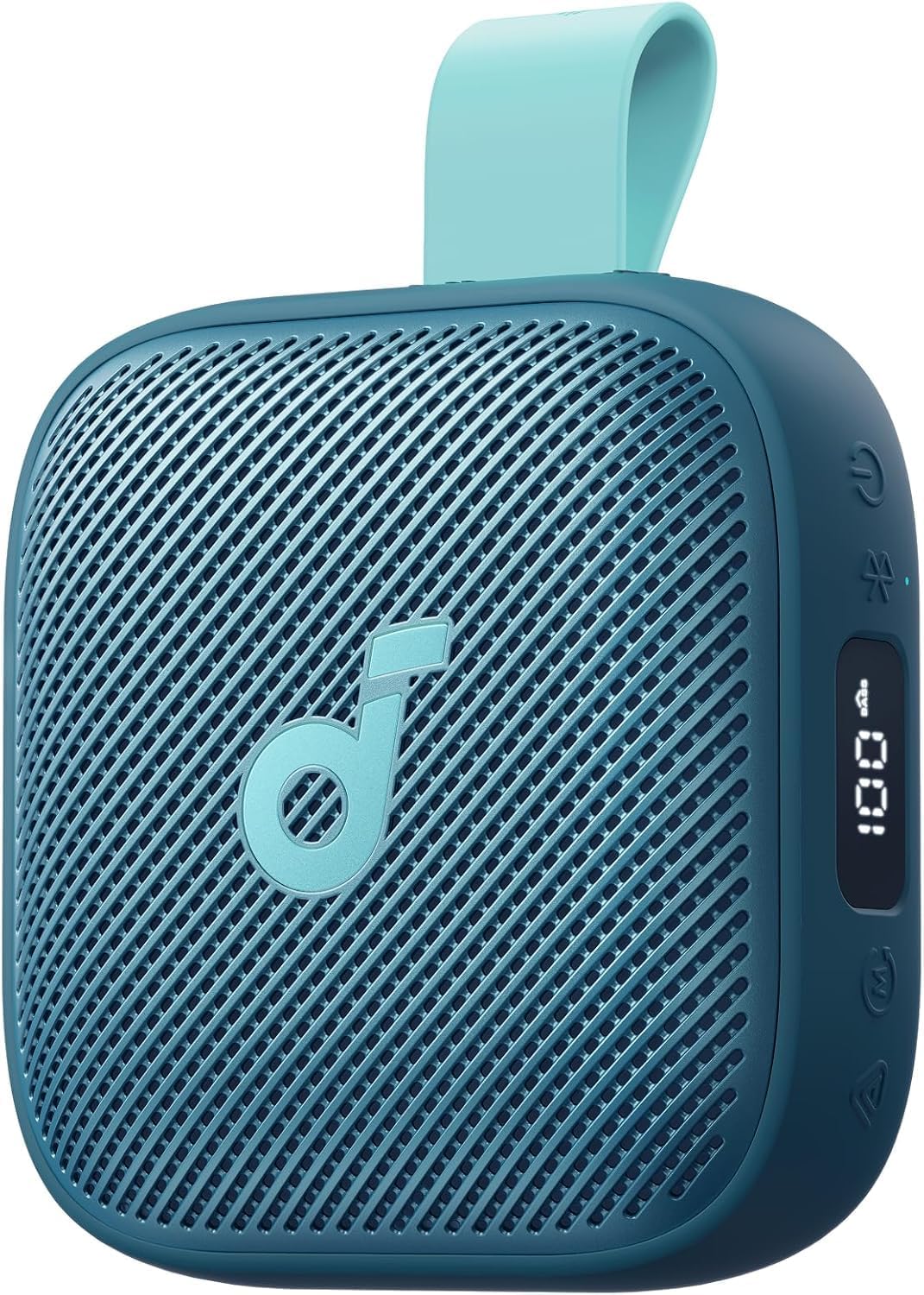 Soundcore Boom Go 3i Portable Bluetooth Speaker by Anker, 24H Playtime, 15W Punchy Sound, Emergency Charging, Powerful BassUp 2.0, Bluetooth 6.0, IP68 Waterproof for Hiking/Cycling/Camping (Blue)