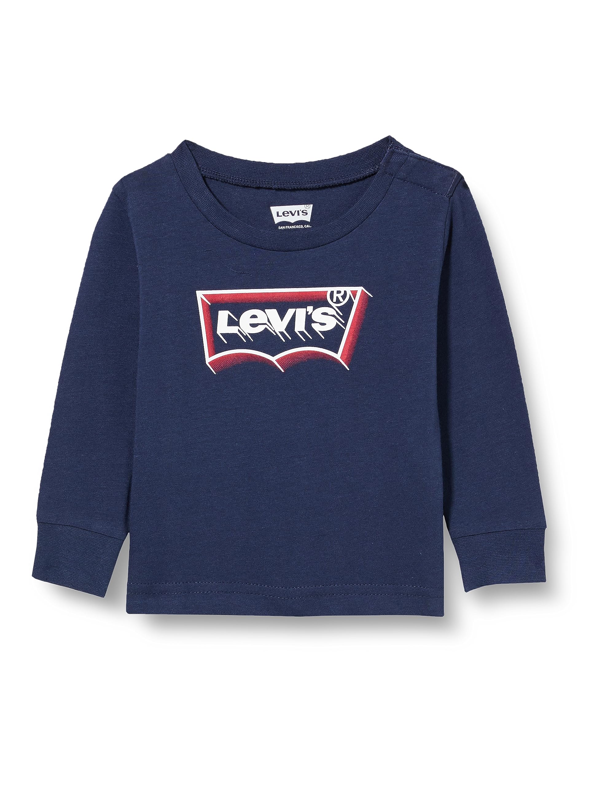 Levi's Lvb Glow Effect LS Batwing 6ej268 Camiseta para Bebés