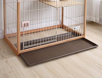 Amazon.co.jp: LAONID 猫 ケージ キャットケージ 2段 木製フレーム