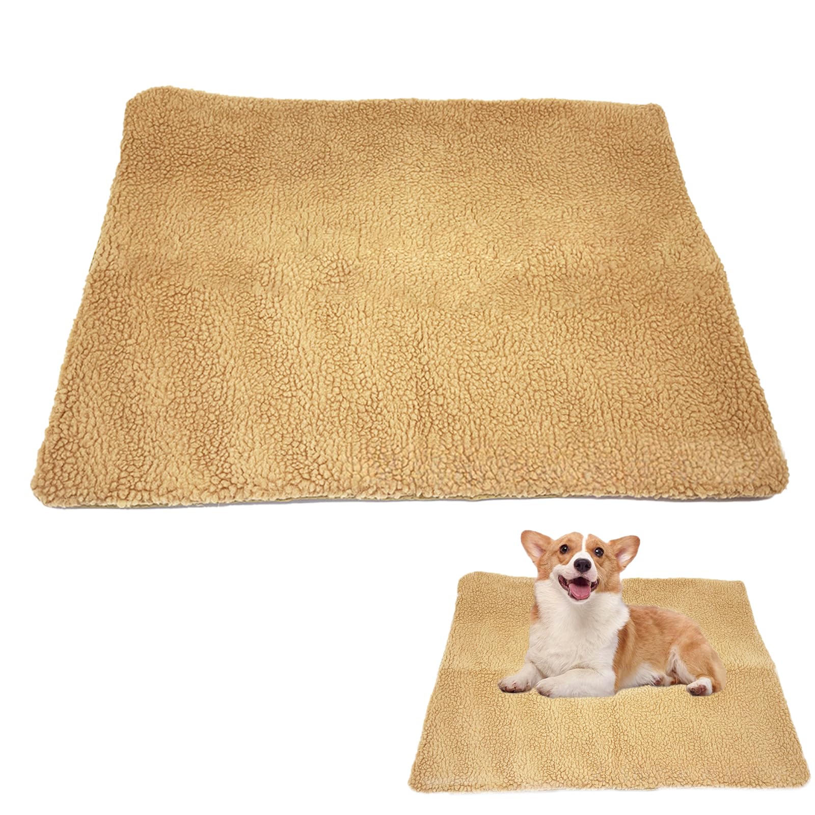Coussin Auto-chauffant Pour Chat Et Chien - Couverture Thermique Sans électricité, Lavable, 60x45 Cm - Revêtement Aluminium