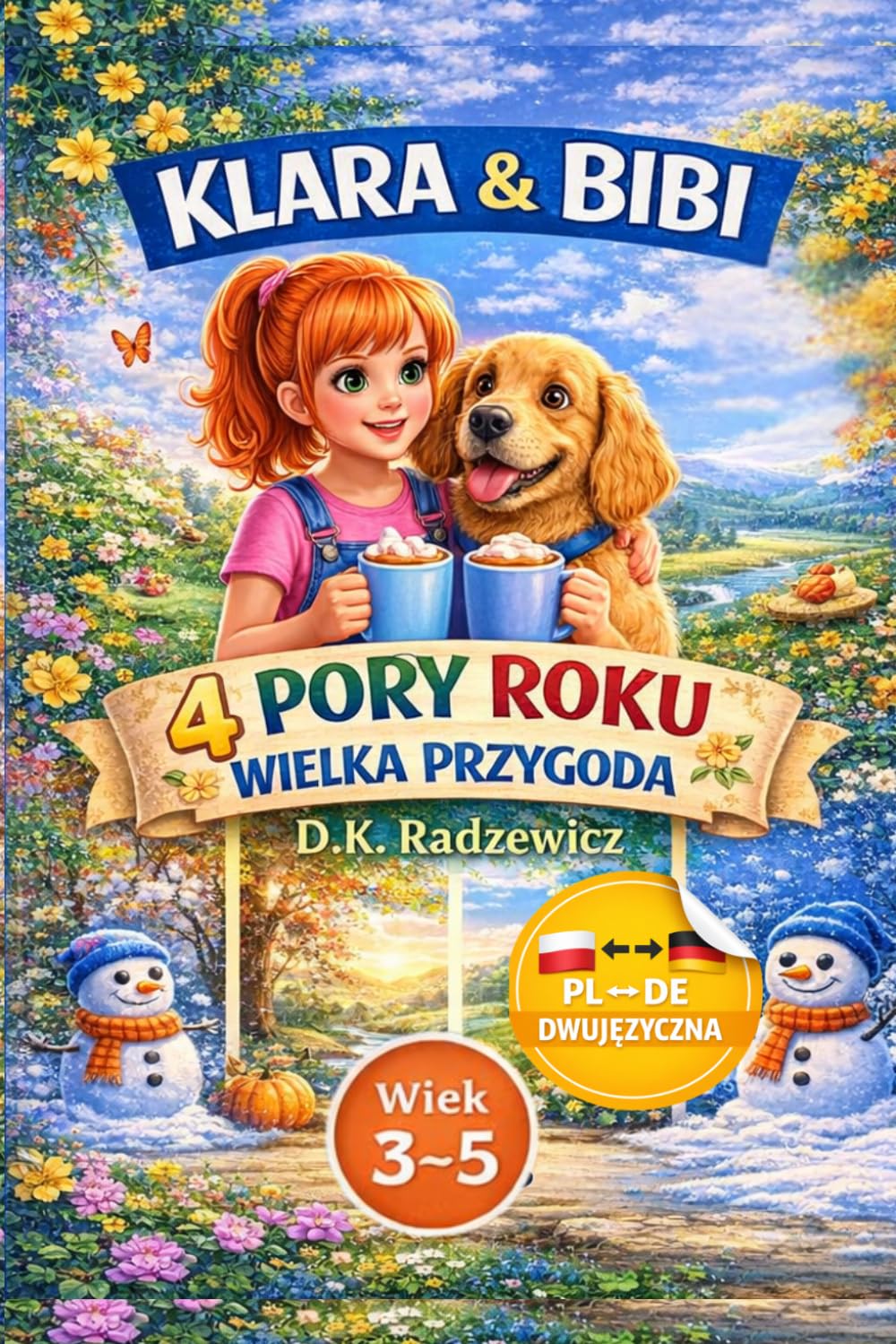 Klara i Bibi odkrywają cztery pory roku: (Deutsch–Polnisch zweisprachiges Kinderbuch) (Klara & Bibi – Zweisprachige Bücher (Deutsch–Polnisch))