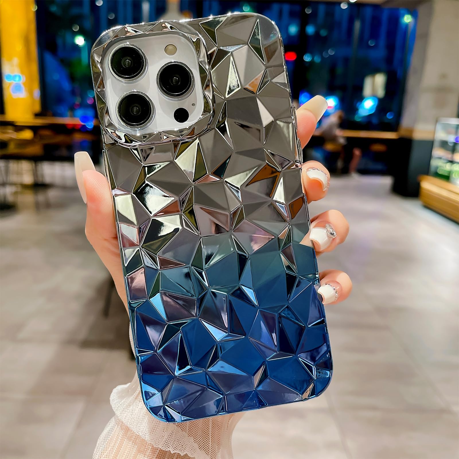 Amazon.co.jp: MGQILING iPhone 14 Pro Max用ケース、3Dグラデーション