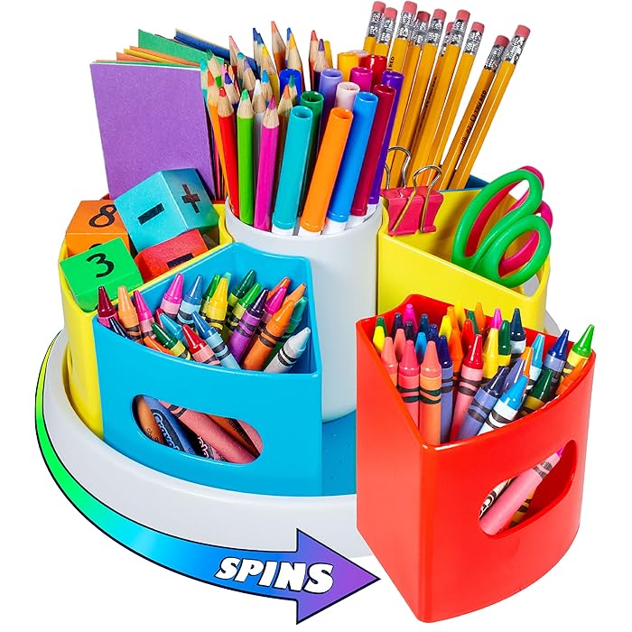 Buy Creative Caddy Rotating Art Supply Organizer, Pencil Holder for