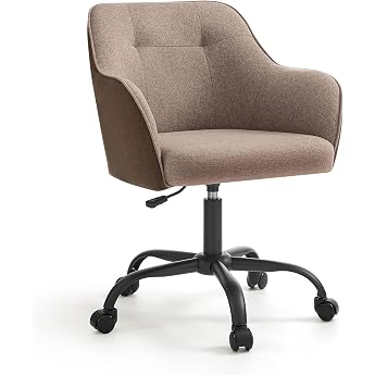 SONGMICS Homeoffice Stuhl, Drehstuhl, Schreibtischstuhl, h&ouml;henverstellbar, bis 110 kg belastbar, atmungsaktiver Stoff, f&uuml;r Ar