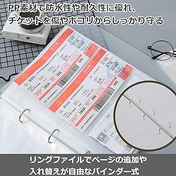 Amazon.co.jp: Anopono チケットホルダー チケットファイル