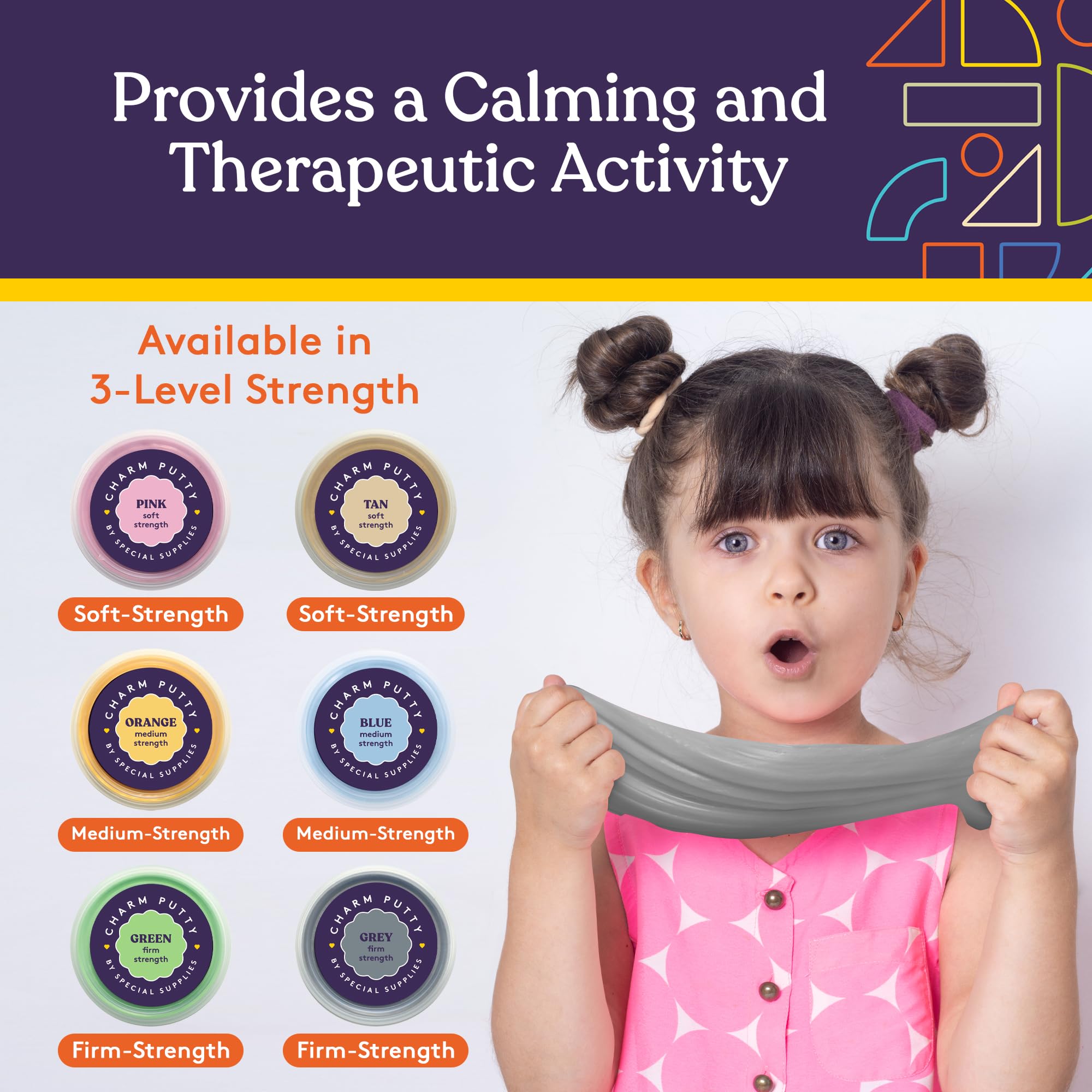 Special Supplies Sensory Therapy Putty for Kids and Adults with Cute Charms, Resistive Hand Exercise Stress Relief Therapy Putty (Construction) — Amazon image 5