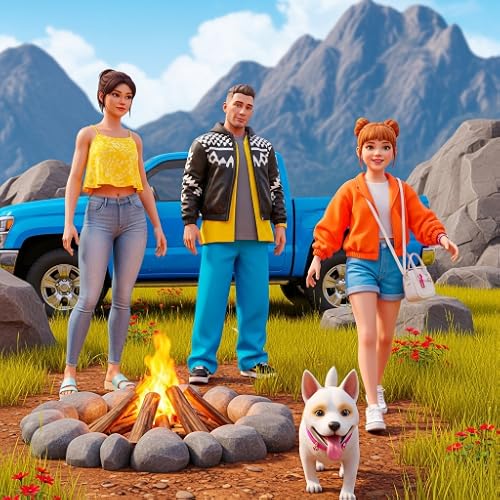 夏休みファミリーシミュレーター - ビーチでの楽しみと旅行アドベンチャー