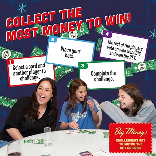 Miniatura 4 de Go Big or Go Broke por EAP Toy & Games  La noche de juegos acaba de ser más grande que las charadas  Apuesta los grandes dólares con este juego de