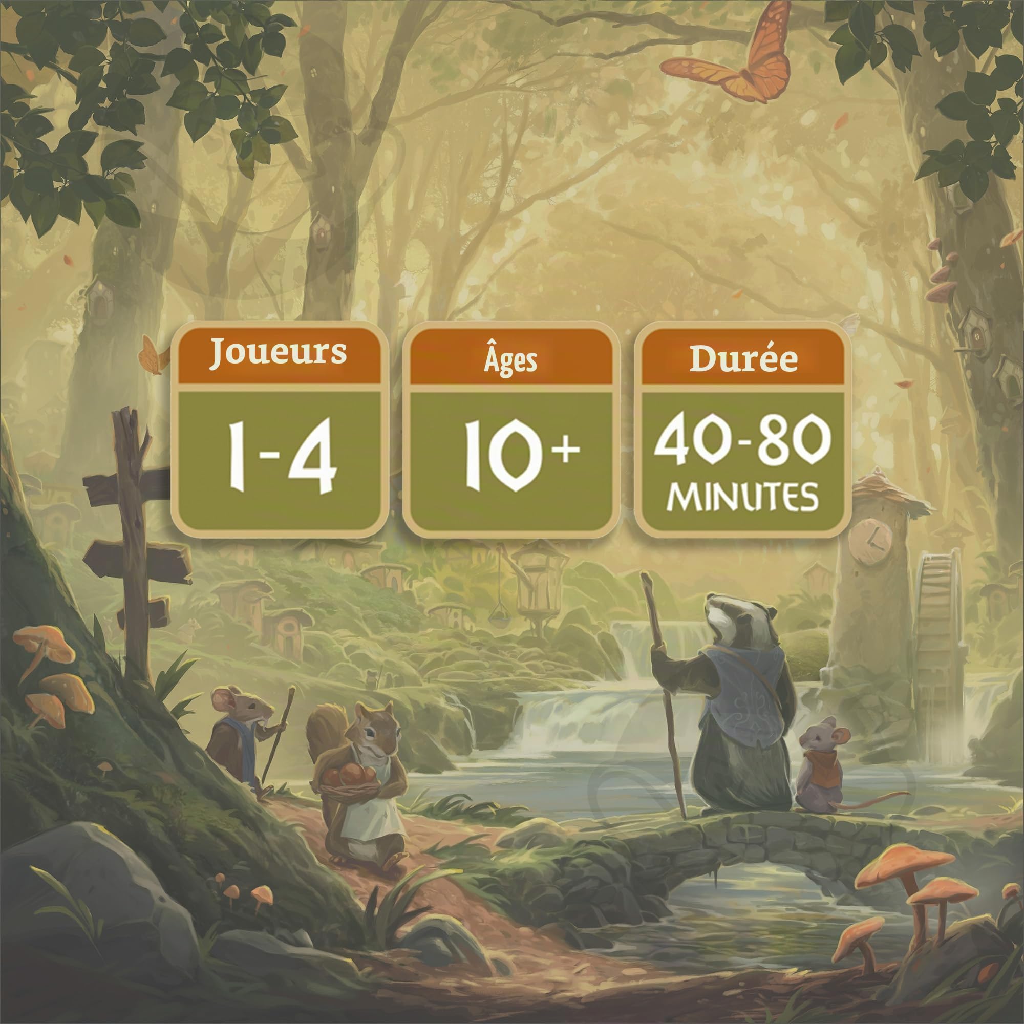 Starling Games Everdell : Bellfaire Extension – Jeu de société pour 5 à 6 Joueurs avec pouvoirs de Joueur, Nouveau Plateau de marché et Cartes d'événement spécial – Nécessite Un Jeu de Base Everdell