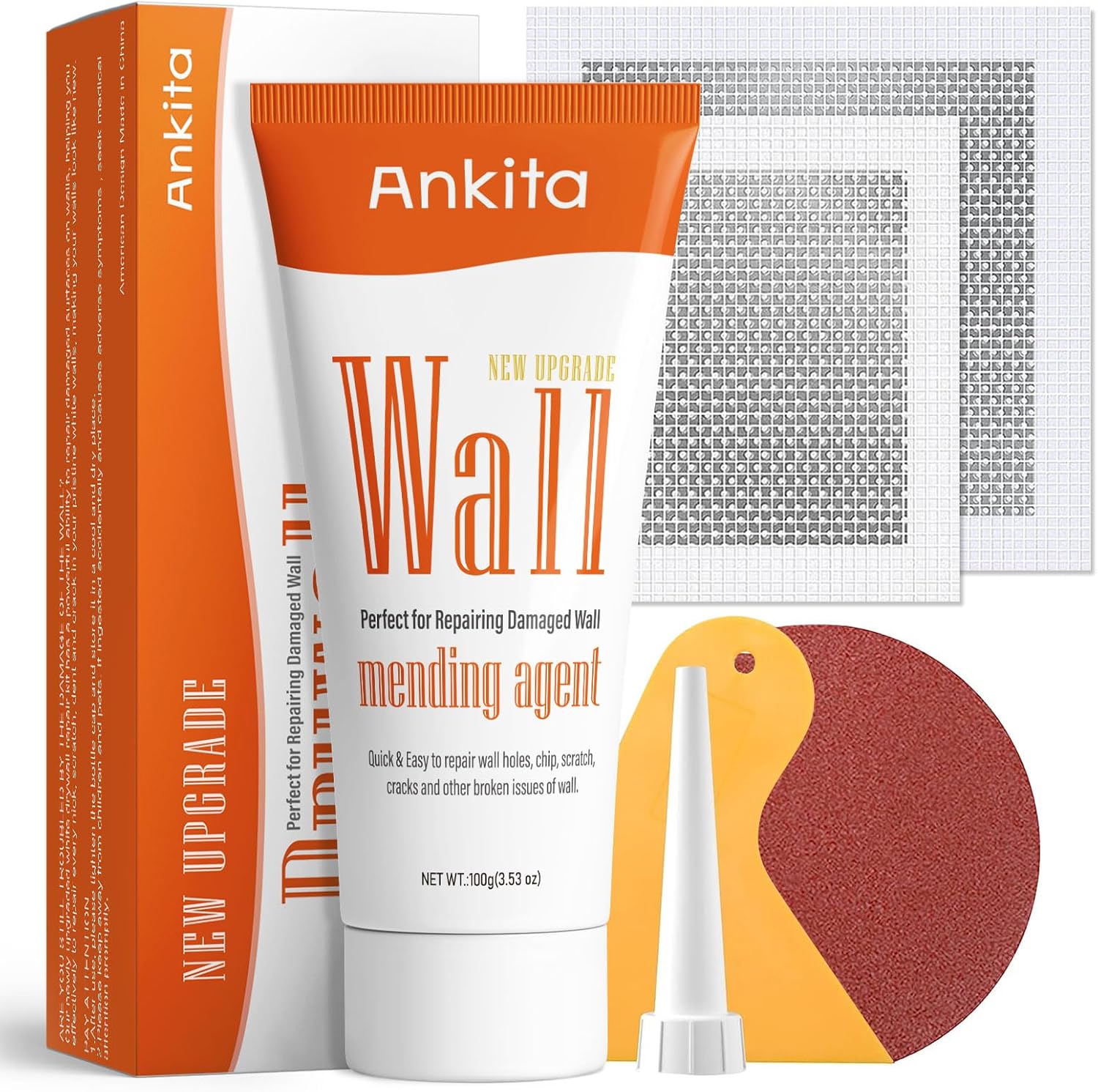 Dry Wall Patch Kits, Drywall Repair Kit with Scraper, FastDrying Wall Repair Patch