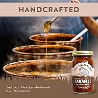 Vista 6 de Fat Toad Farm Salsa tradicional de caramelo de leche de cabracajeta, bourbon salado, sin gluten, 8 onzas líquidas