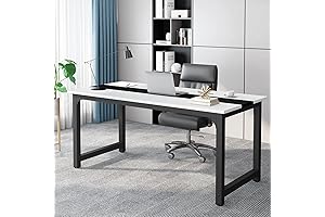 Tribesigns Executive Office Computer Desk: 70.8” Workspace with Modern Simple Workstation Design...