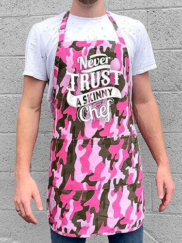 Miniatura 2 de ApronMen, Skinny Chef BBQ Grill Adjustable Apron for Men, One Size