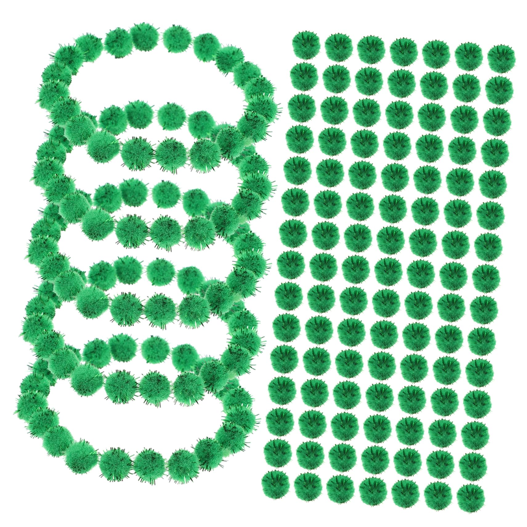 SEWACC 5 Juegos De Pompones Decorativos Para Tejer A Mano Suministros Para Manualidades Navideñas A Granel 2000 Piezas X 5
